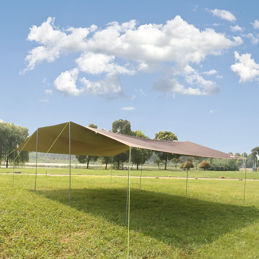 (국내) 초대형타프 대형 타프 스크린 블랙 암막 천막 장박 6x8m 실버 코팅