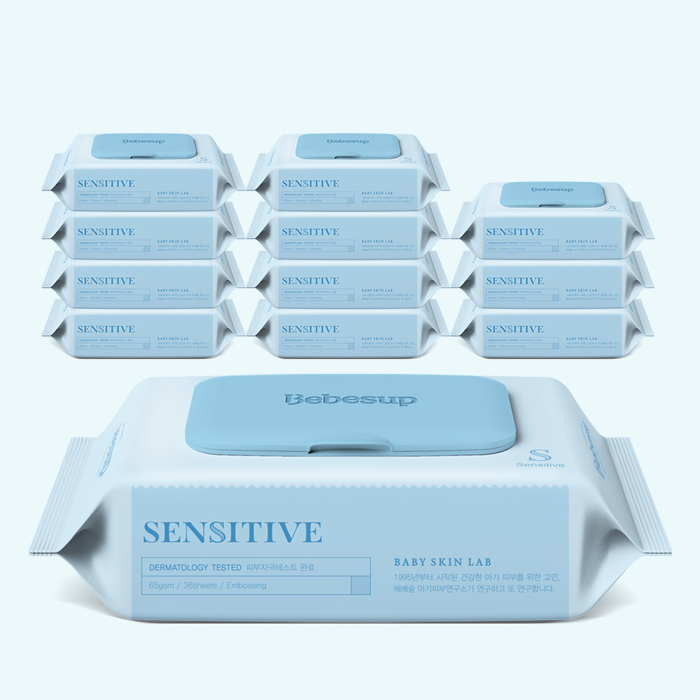 베베숲 센시티브 36매 슬림 캡 12팩