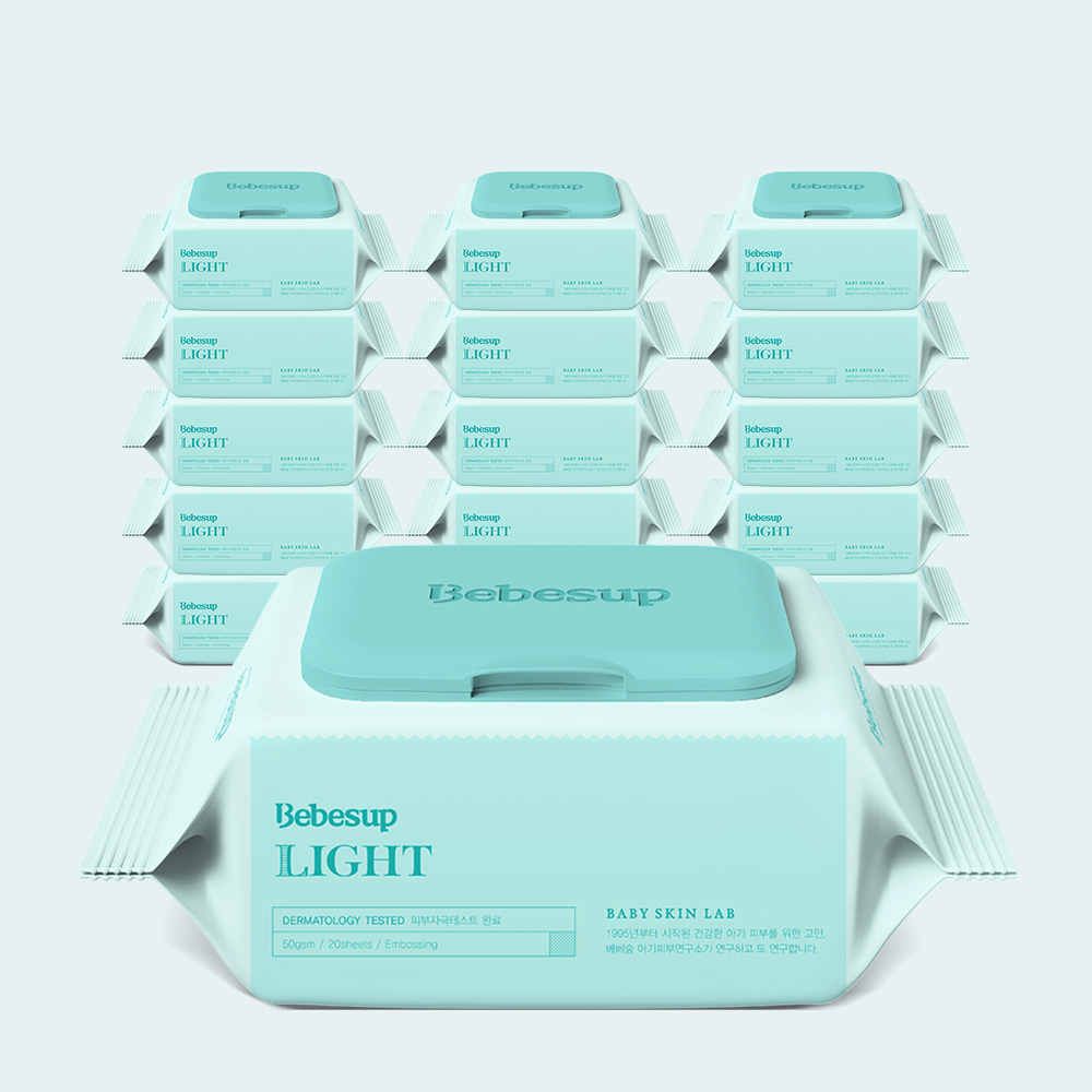 베베숲 라이트 20매 휴대 캡 16팩