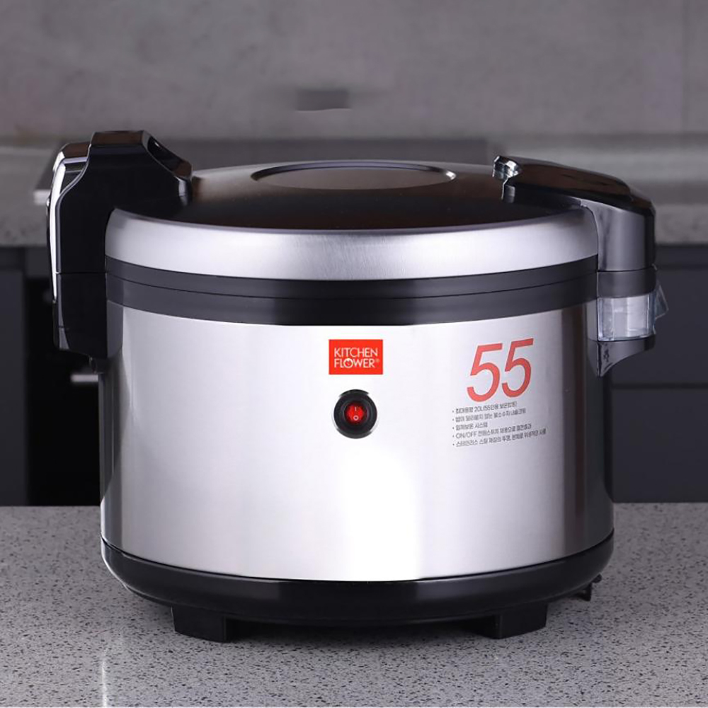 키친플라워 전기보온밥통 업소용 식당 대용량 55인분(취사X)