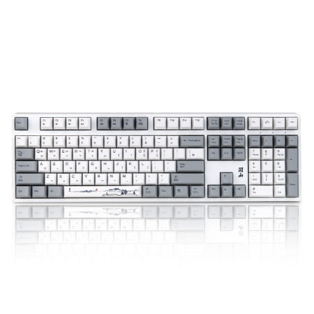 덱키보드 <b>덱</b> <b>헤슘</b> CBL-108XNW <b>거북선</b> 한산 화이트에디션 (갈축) 기계식 키보드