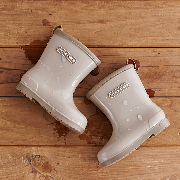 리틀클라우드 유아동 장화 키즈 레인부츠 남아 여아 어린이 아이보리 140