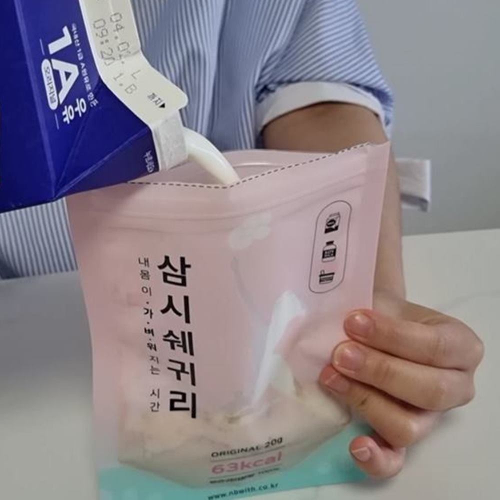 귀리쉐이크 삼시쉐귀리 오리지널 20g 볶은 귀리 가루 우유 아침 식사대용 포만감 간식 - 메인 이미지