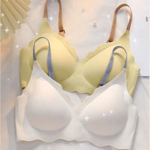 수면브라 편한 심리스 노와이어 물결 경량 속옷 u자형 스포츠 새가슴 자세... 착용 후기 | 사이즈/핏 총정리 - 상품 이미지 4