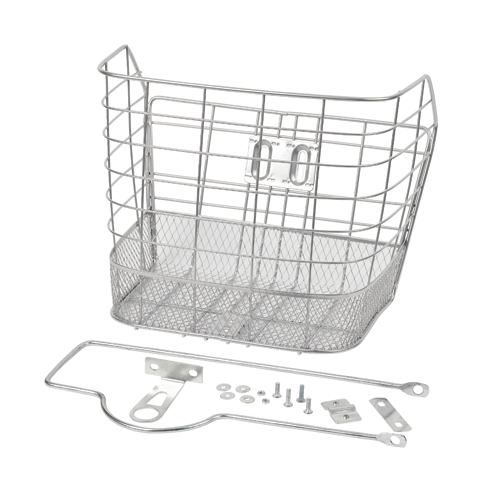 [한국자전거총판] 자전거바구니 샤틴바구니(대-Silver)