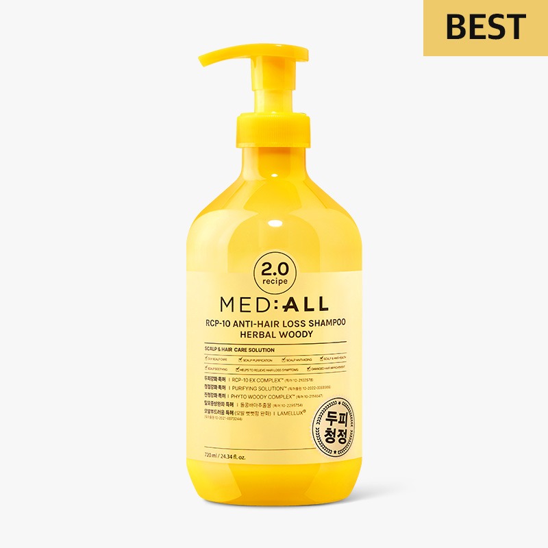 메디올 두피청정 샴푸 2.0 우디, 720ml, 1개 - 상품 이미지