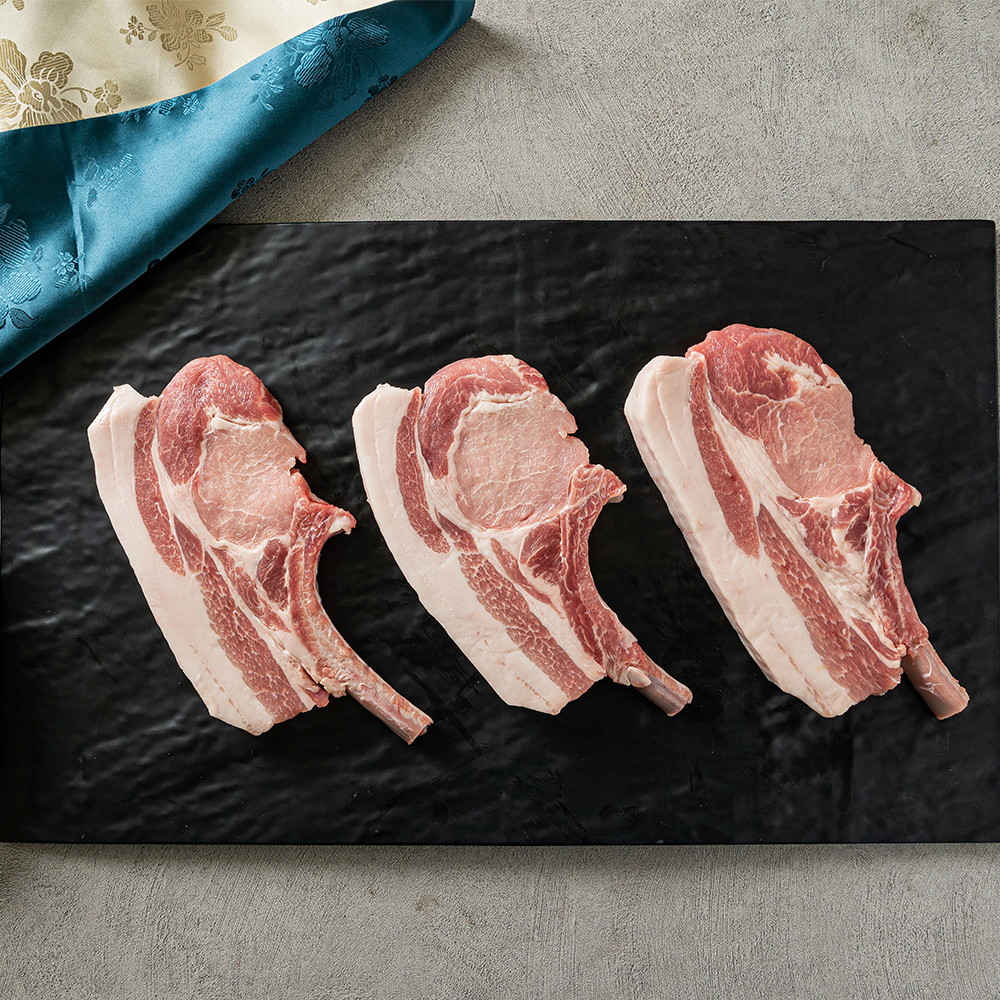 육즙 풍미 가득 국내산 한돈 돼지 삼겹살 돈마호크 오겹살 목살 항정살 수육 골라담기