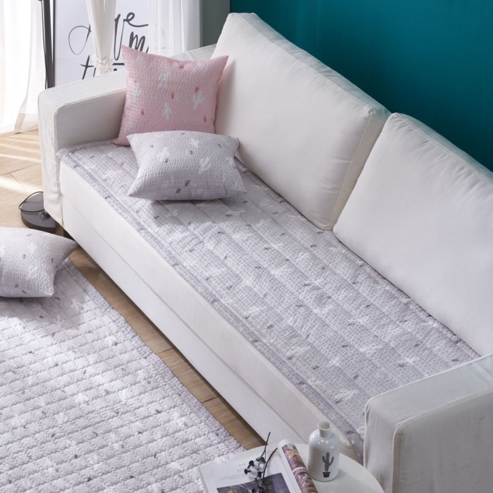 3인용 4인용 여름 시어서커 카우치 폭신한 쇼파매트 쇼파패드 커버