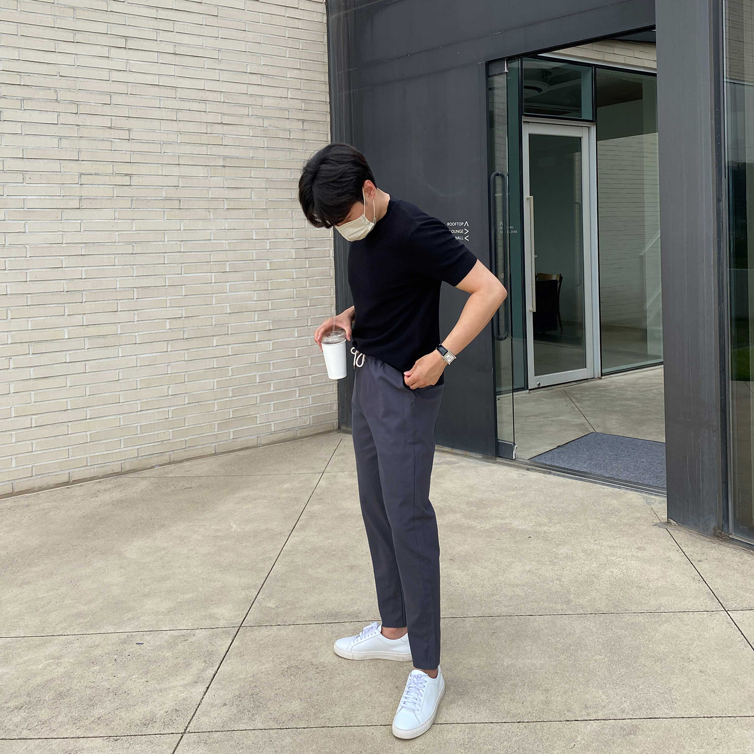 남자린넨바지 남자여름슬랙스 9부슬랙스 - 상세 이미지 5