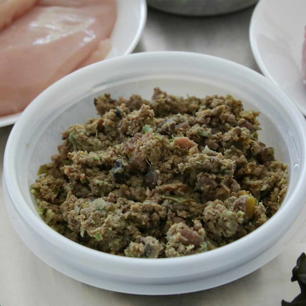 강아지화식 초신선 주문제조 오밀오밀 로우키친 세트 노견 자연식 양고기, 100g, 8개