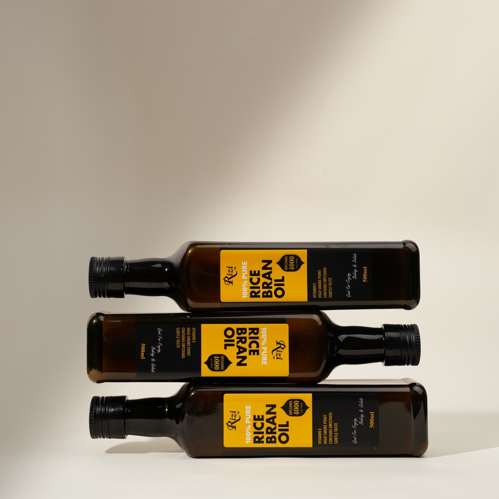 [500ml] 프리미엄 리지 현미유 2병 + 전용 보틀커버 세트 이미지 3