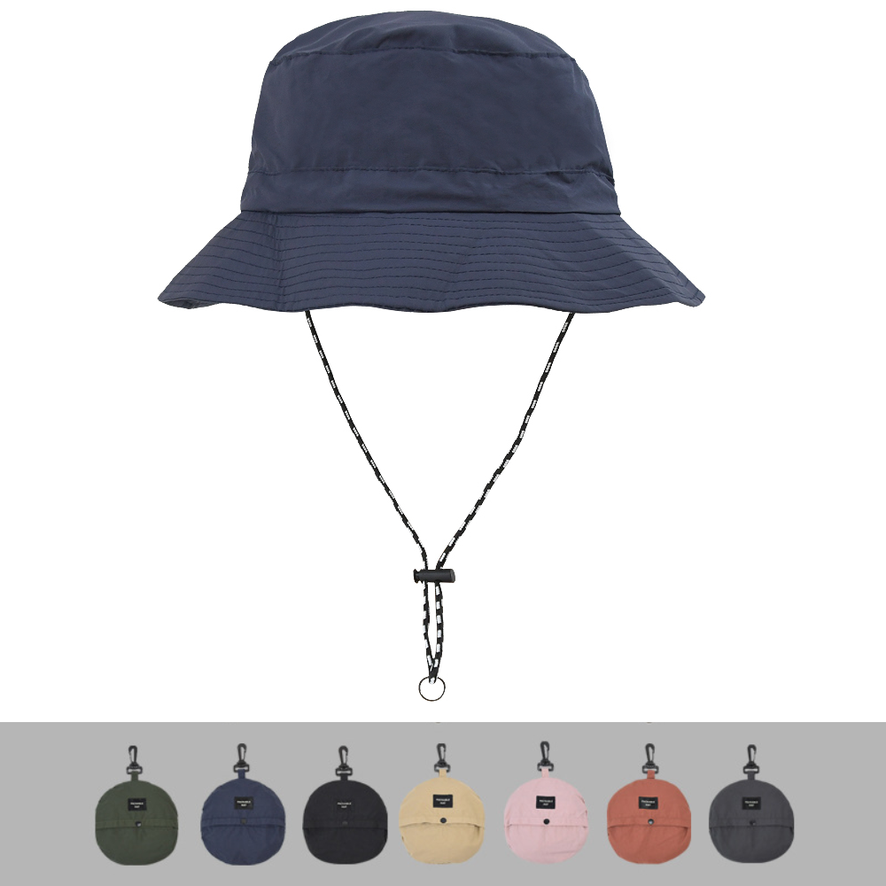 끈있는 버킷햇 서프 끈달린 벙거지 캠핑모자 단체 여행