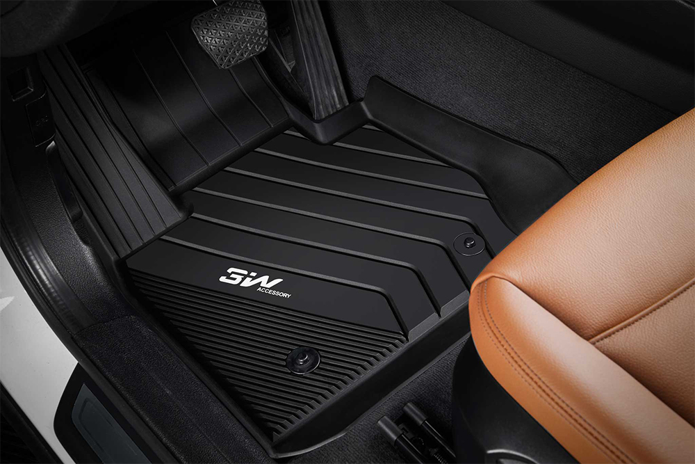 3W 에코라이너 TPE 카매트 3D 고무 바닥매트 BMW X시리즈 X3 G01, 운전석+조수석+뒷자석 - 상세 이미지 4