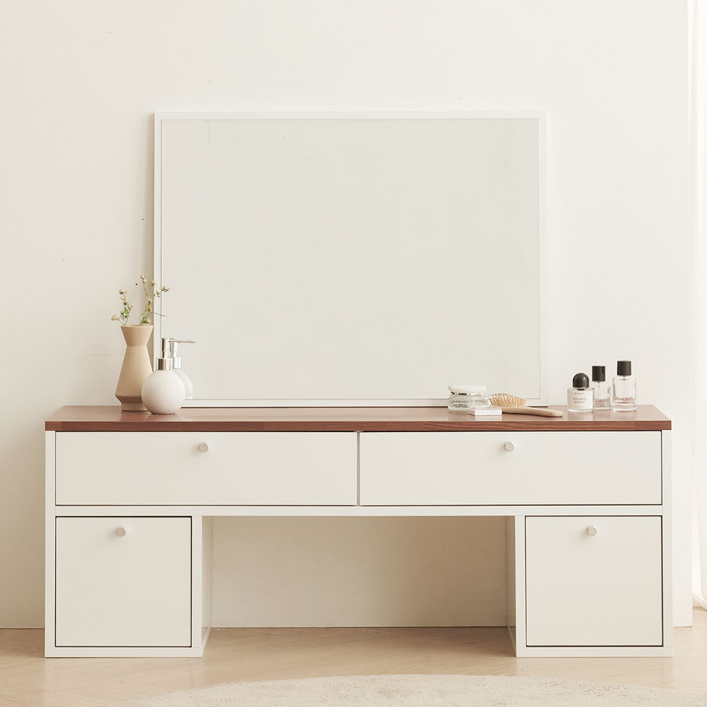 포케 미니 화장대 좌식 원룸화장대