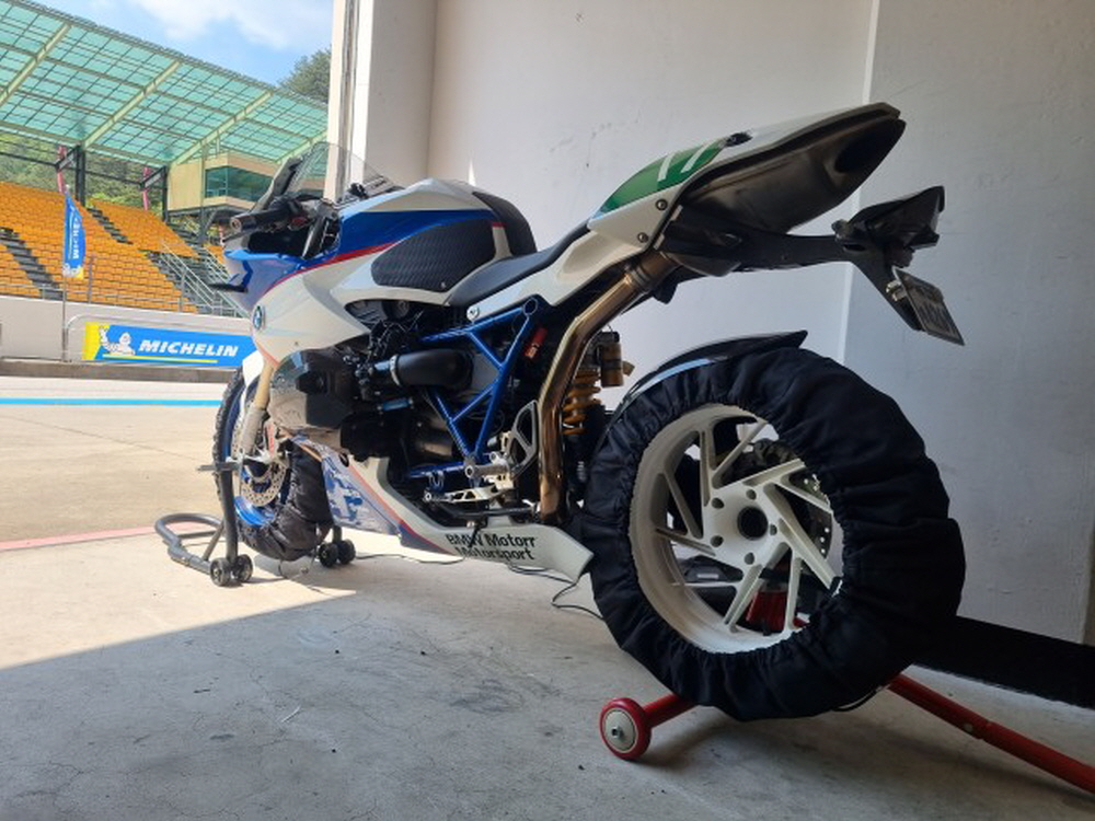 BMW R9T 알나인티 정비스탠드 RNINET 리어스탠드 스윙암스탠드 53.5mm - 상세 이미지 5