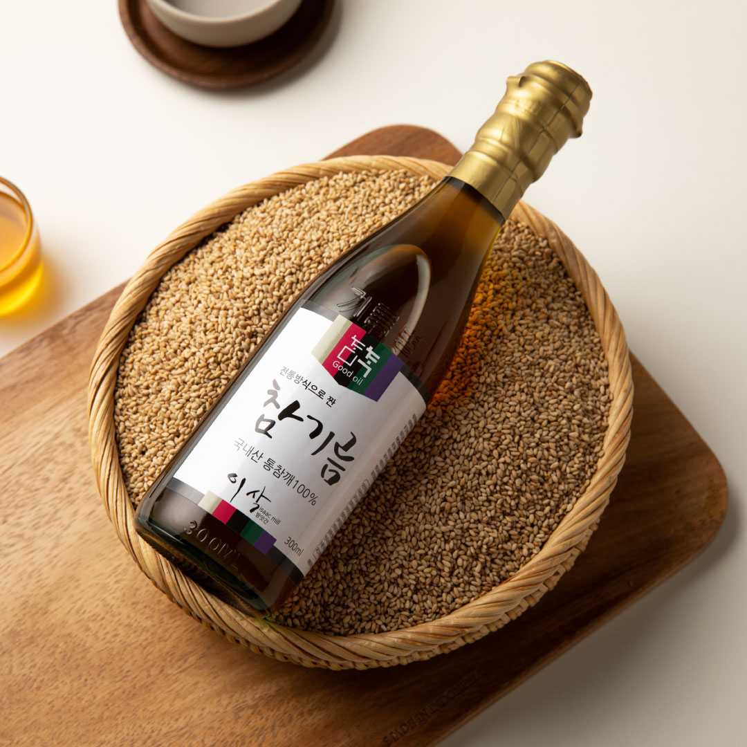 이삭방앗간 국산 전통방식 고소한 참기름 300ml