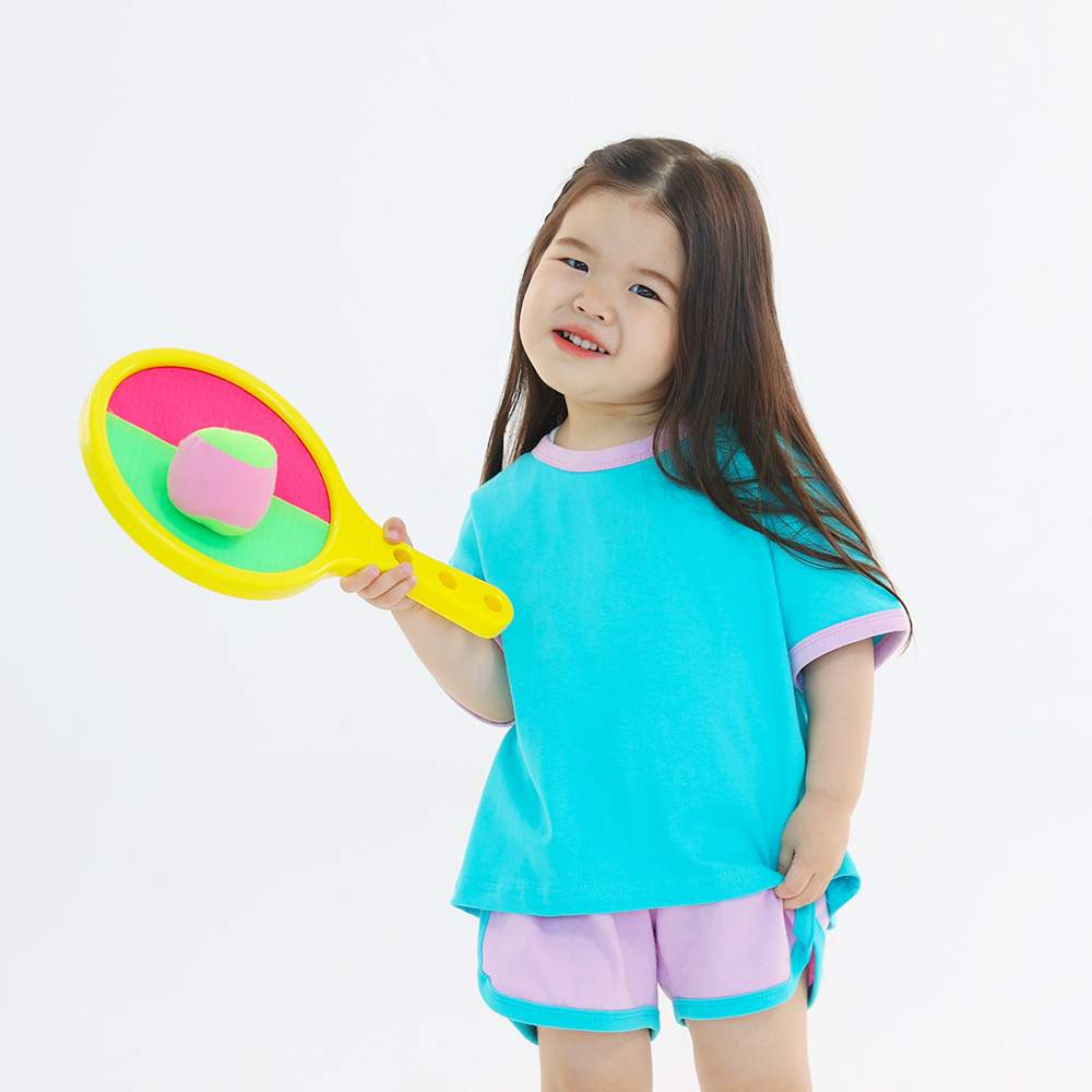 캐스비 찍찍이라켓 캐치볼 유아 어린이 라켓 공던지기 캐치게임 이미지 7