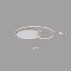 LED 모더닝 거실등 100W 깔끔한거실등 디자인조명 솔직 후기 | 실제 배치 사진 포함 - 상품 이미지 4
