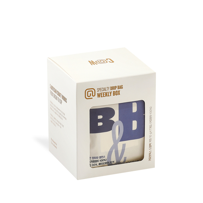커피앳웍스 블랙 앤 블루 드립백 10g x 10ea - 메인 이미지