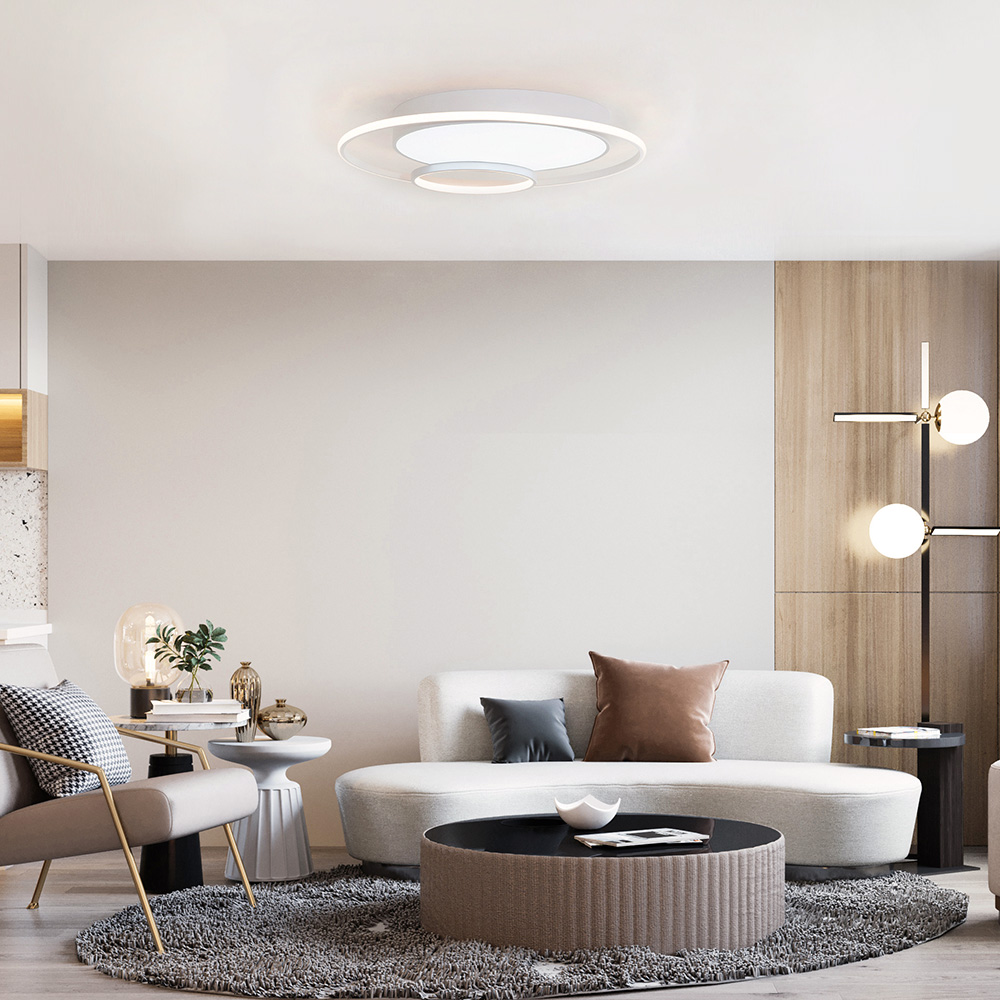 LED 모더닝 거실등 100W 깔끔한거실등 디자인조명 이미지 2