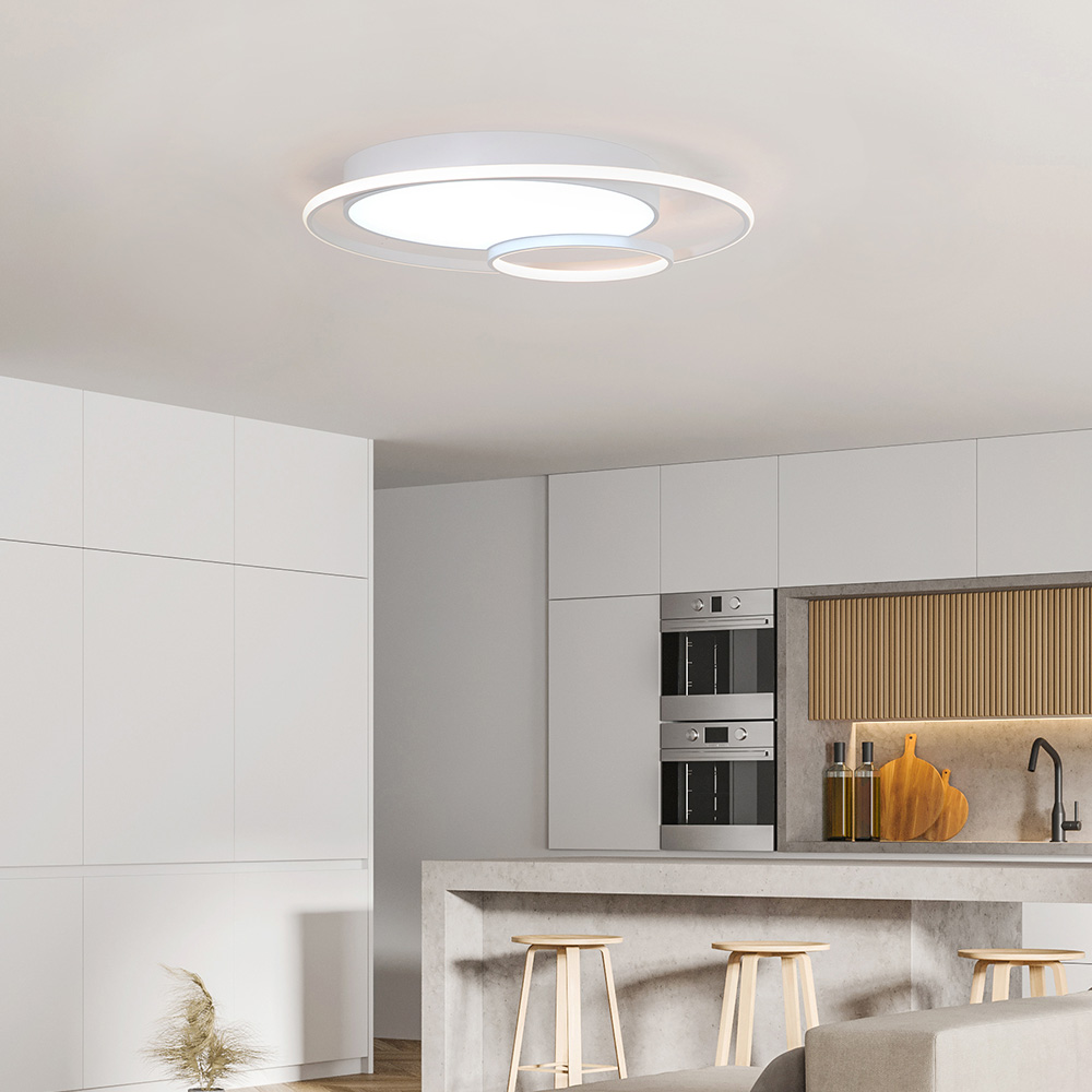 LED 모더닝 거실등 100W 깔끔한거실등 디자인조명 이미지 1