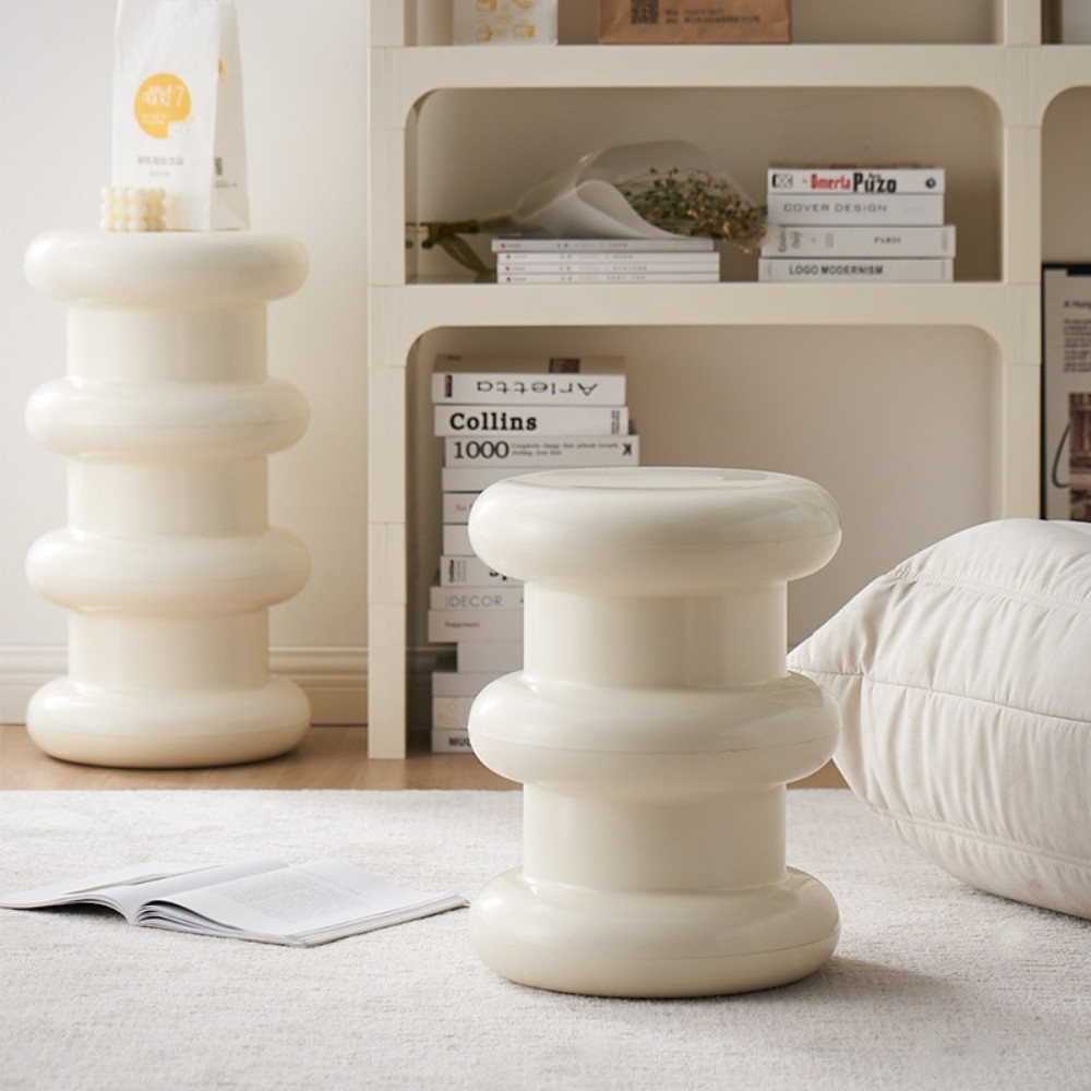 필라스트로 화장대 소파 보조 스툴 의자 카 르텔 3단