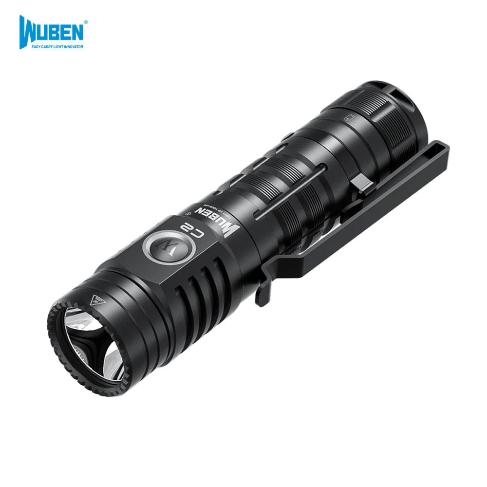 우벤 C2 군용 전술 랜턴 2000루멘 고성능 후레쉬 충전식 LED 손전등 택티컬 라이트
