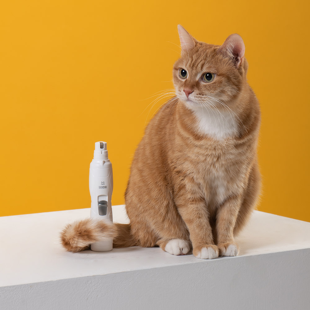 세이치 반려동물 전동 LED  고양이 강아지 발톱깎이 발톱갈이