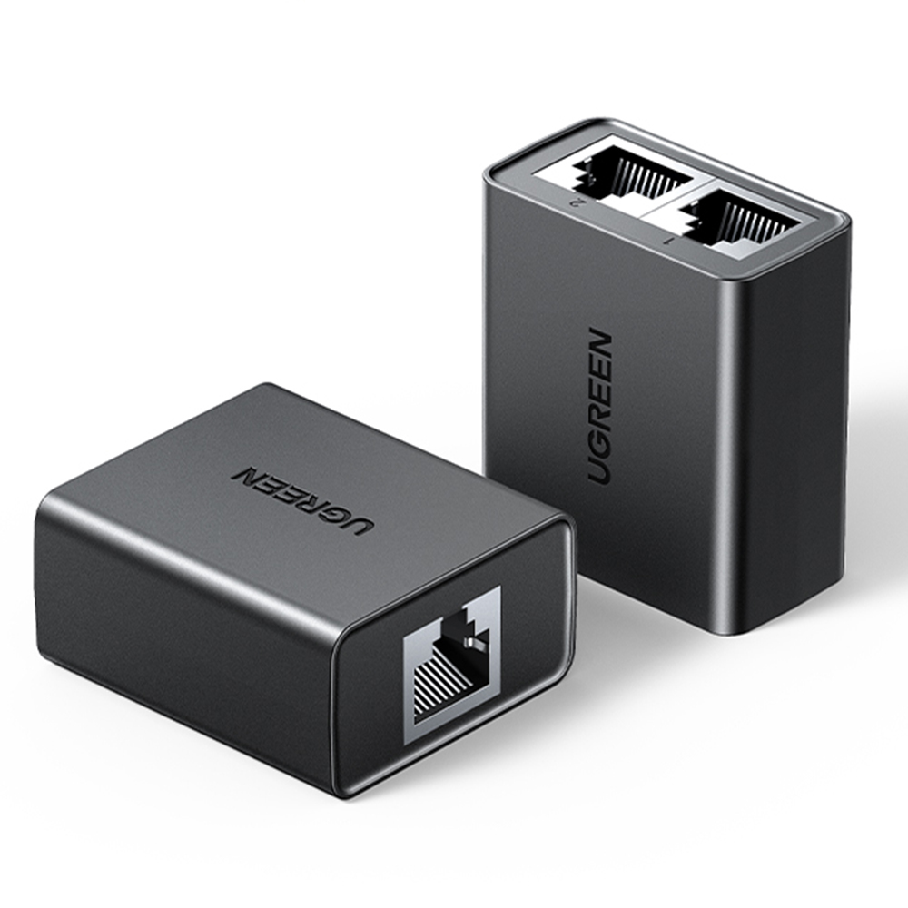 유그린 RJ45 랜 연장 커플러 이중 분배기 커넥터 2개, CM210 - 메인 이미지
