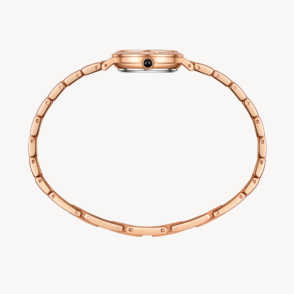 롤라로즈 Golden Halo 말라카이트 큐빅 로즈골드 여성시계 LR4171