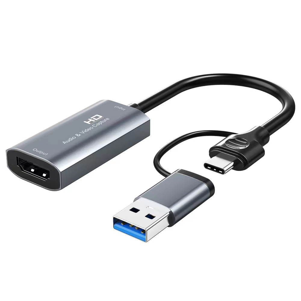 케이블타임 2in1 USB C타입 HDMI 캡쳐보드, CB64G - 상품 이미지
