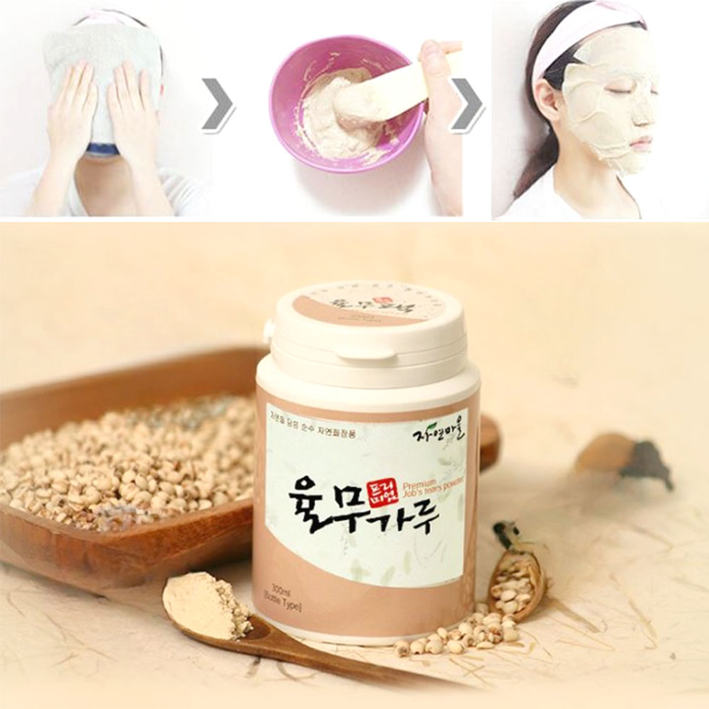 각질 분말가루 율무팩 300ml 얼굴미백영양 민감피부 보습진정 피지제거 - 상품 이미지