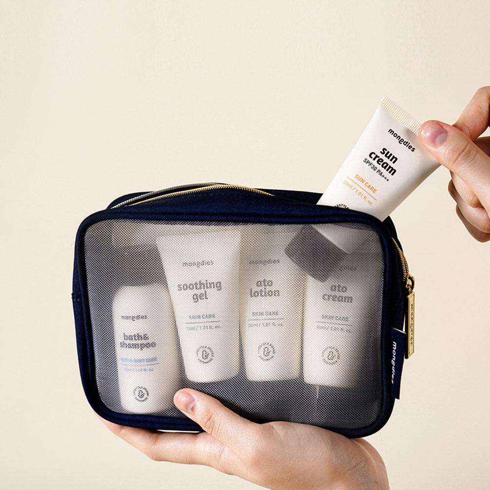 [1+1] 몽디에스 아기 신생아 베이비 유아 스킨케어 5종 여행용 트래블키트