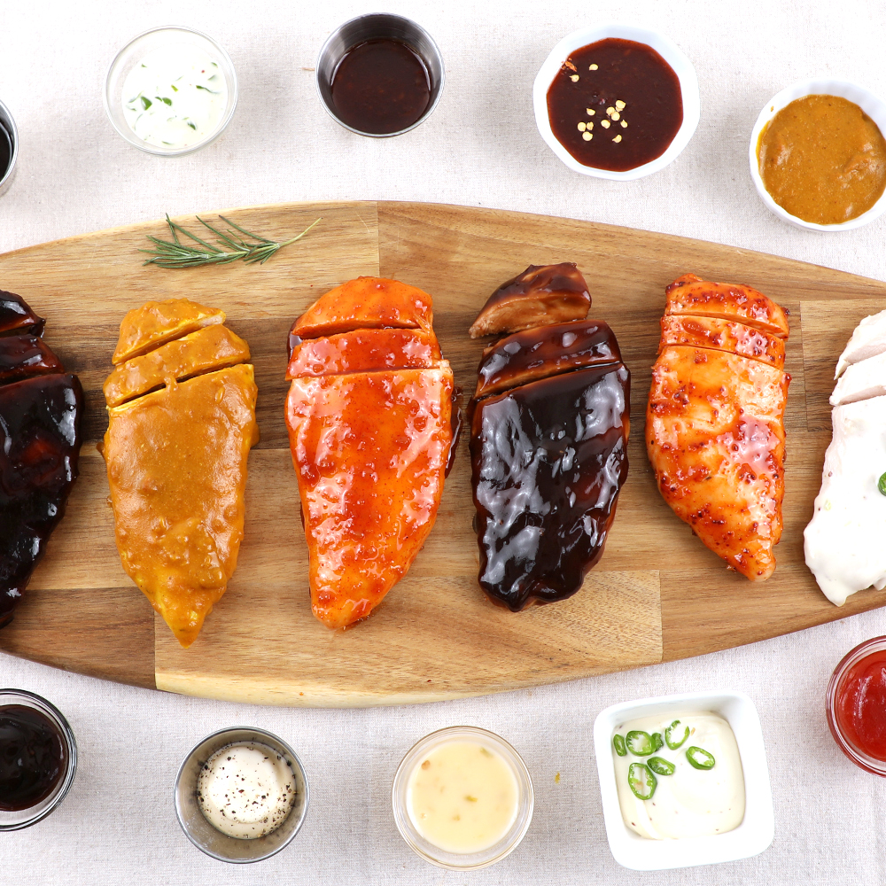 오다닭 스팀 저염 닭가슴살 100g 18종 (총30팩) 소스 냉동