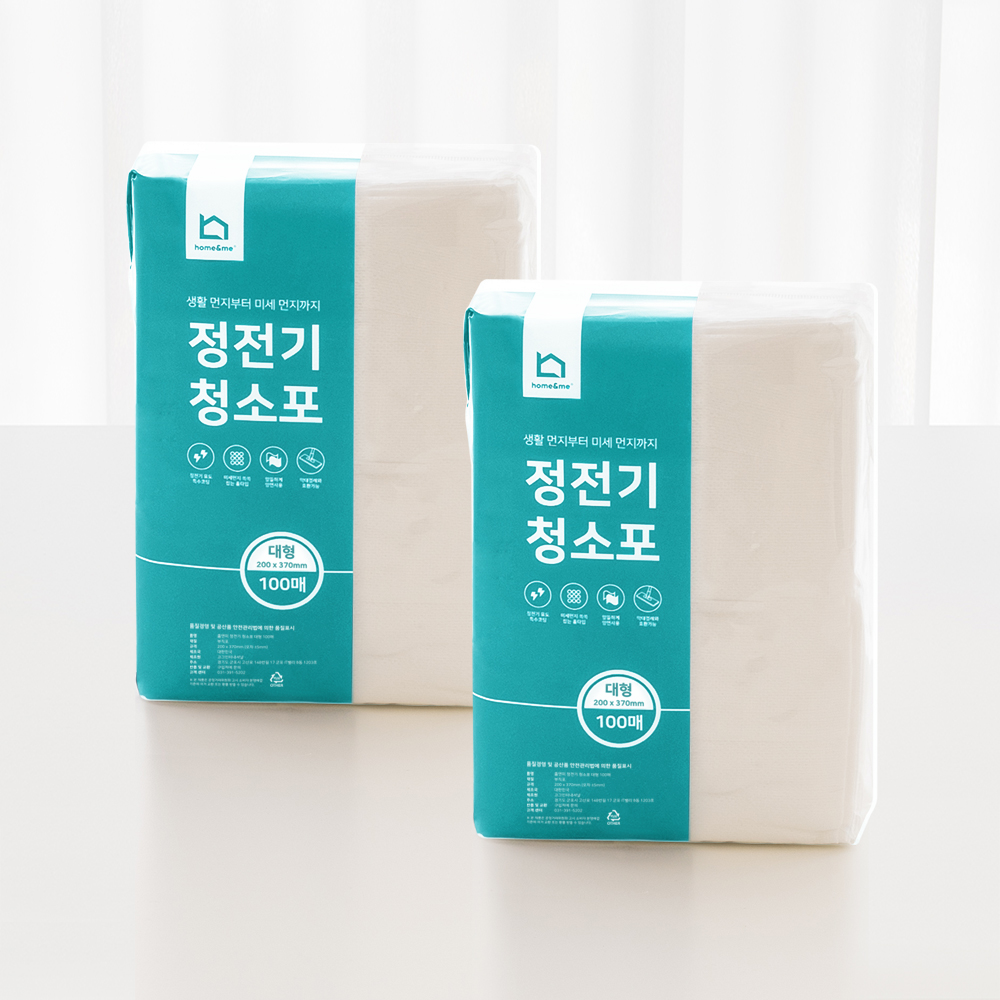 홈앤미 바닥청소 밀대걸레 물걸레 정전기 청소포 호환 밀대 이미지 6