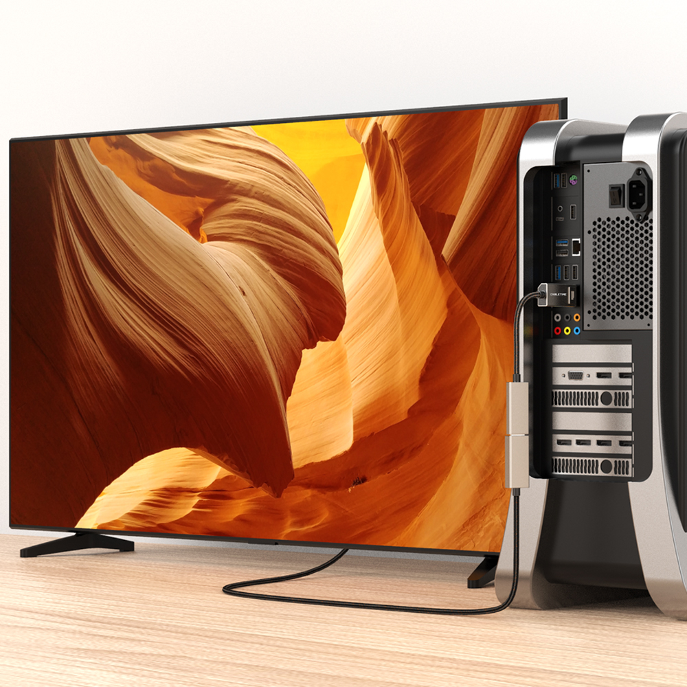 케이블타임 울트라 8K 60Hz DP to HDMI 젠더 컨버터, CP80A - 상세 이미지 2