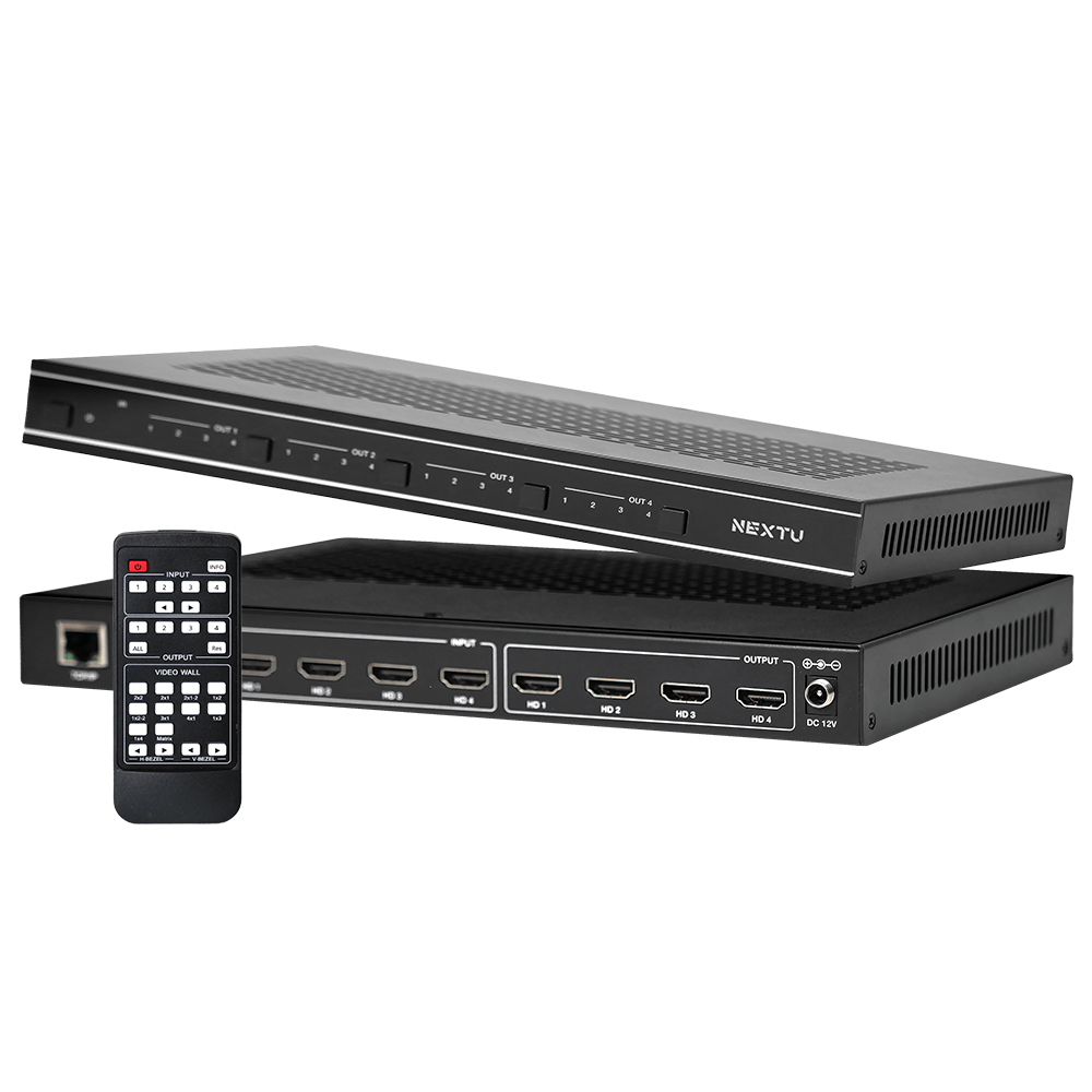 매이빈 4x4 HDMI2.0 비디오월 심리스 매트릭스 HV5435SW - 상품 이미지