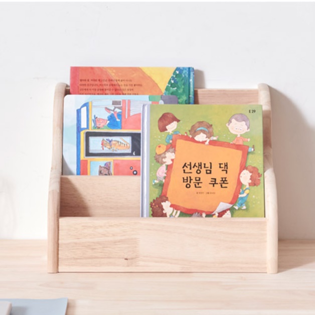 미니전면책장 아기낮은책장 원목 어린이집책장 