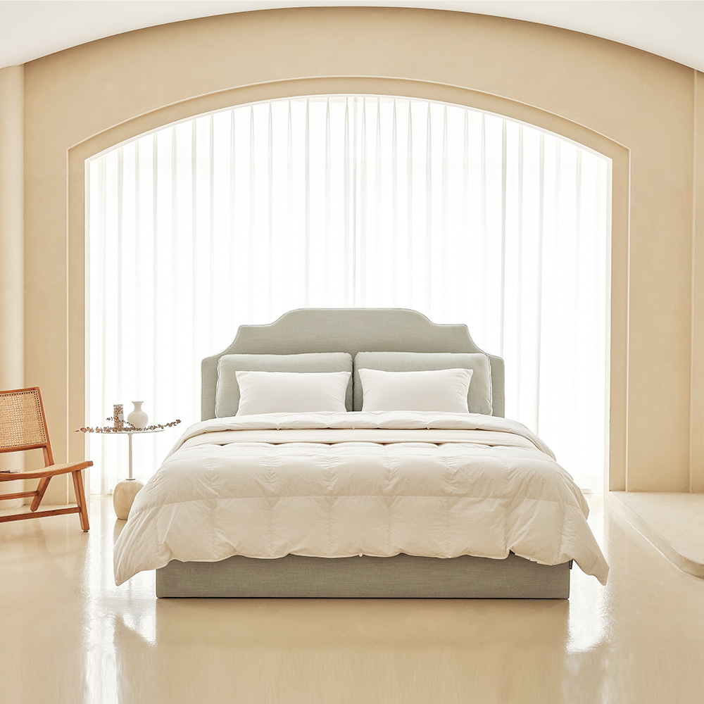 슬립퍼 엘리쉬 평상형 호텔 패브릭 침대 프레임 LK 라지킹 사이즈 침대