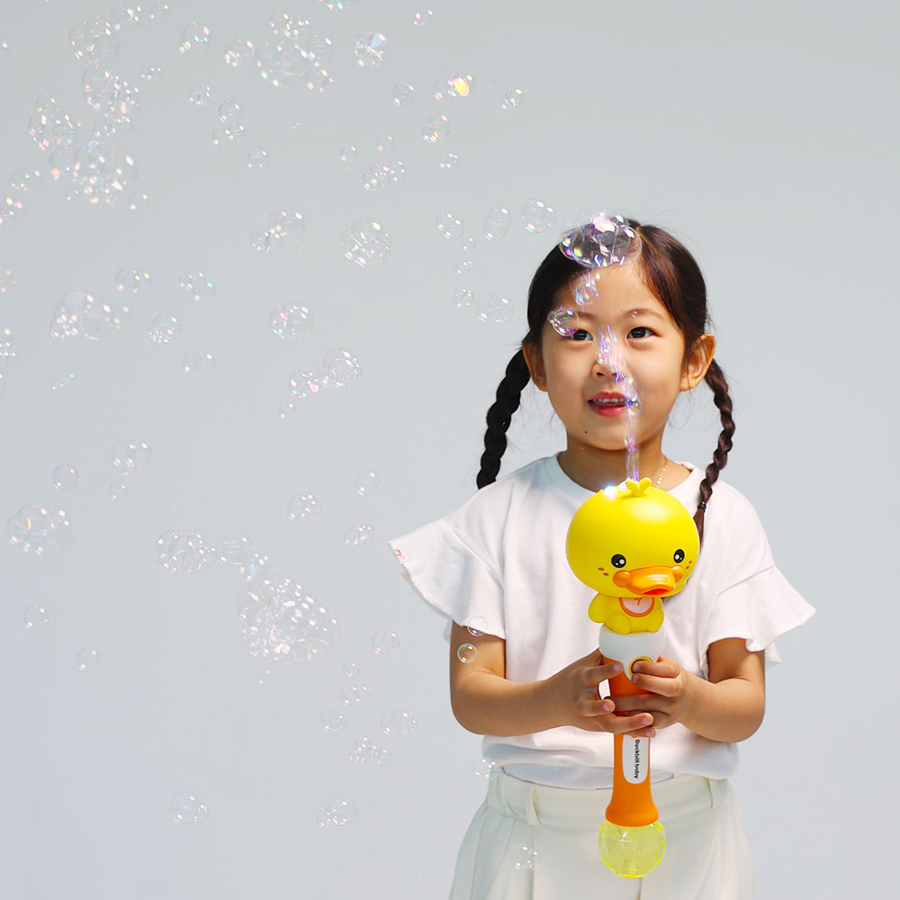 [캐스B] 조이덕멜로디버블봉 버블건 비누방울액1000ml 자동버블건 오리비누방울 리필액 - 상세 이미지 3
