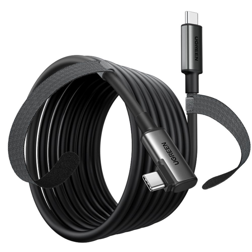 유그린 USB3.2 Gen1 5Gbps VR 헤드셋 90도 C to C타입 케이블 US551