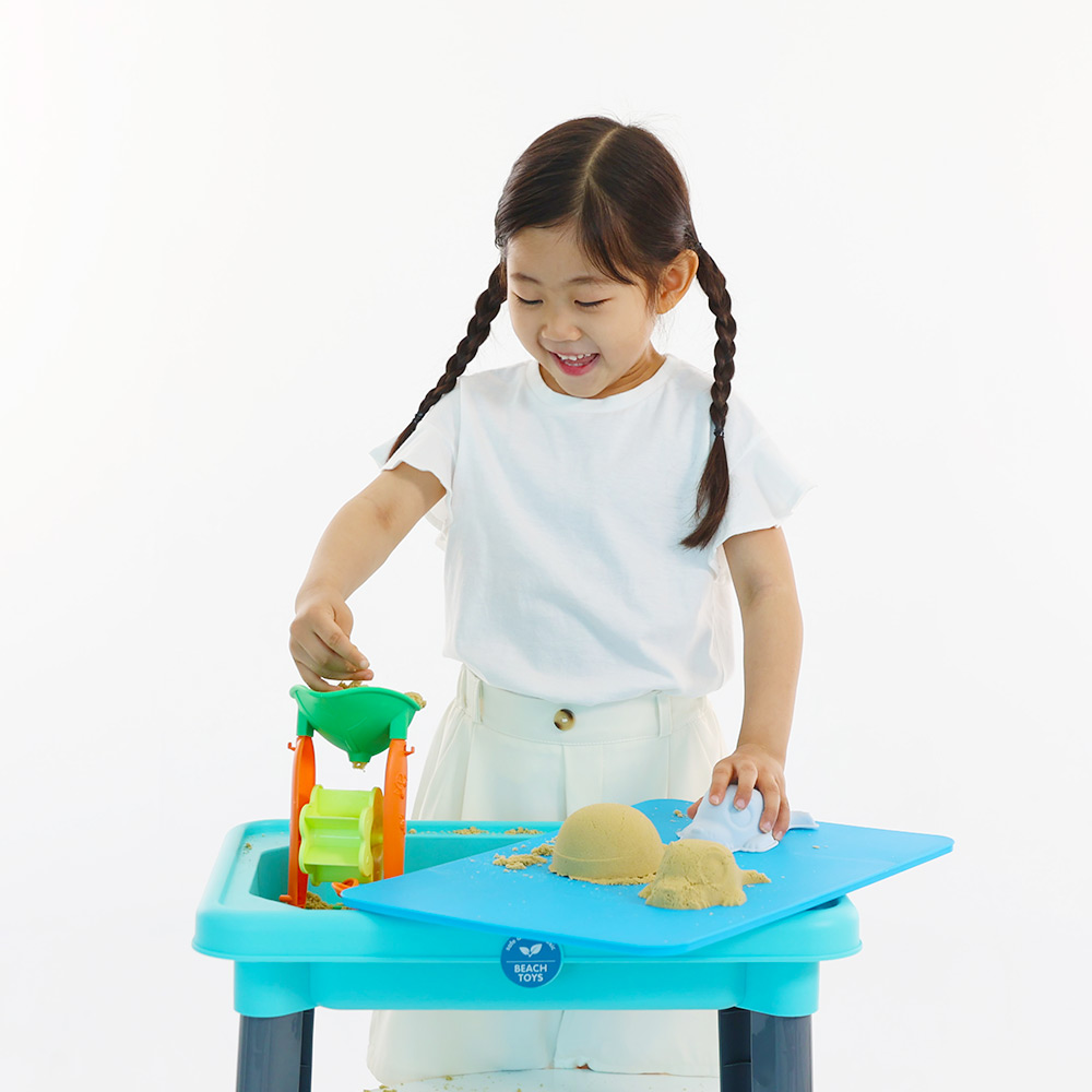 캐스비 샌드테이블 실내 모래놀이 물놀이 멀티 테이블 보관함 상자 - 상세 이미지 3