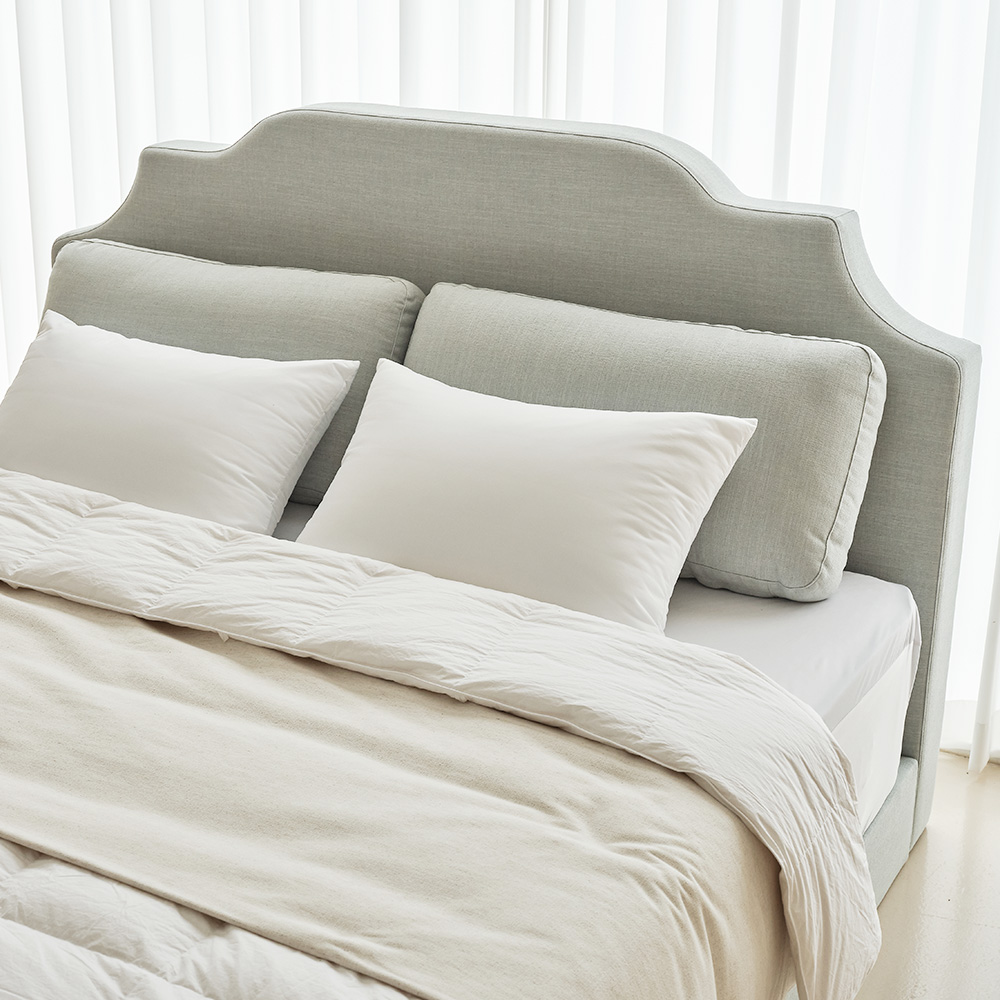 슬립퍼 엘리쉬 평상형 호텔 패브릭 침대 프레임 LK 라지킹 사이즈 침대