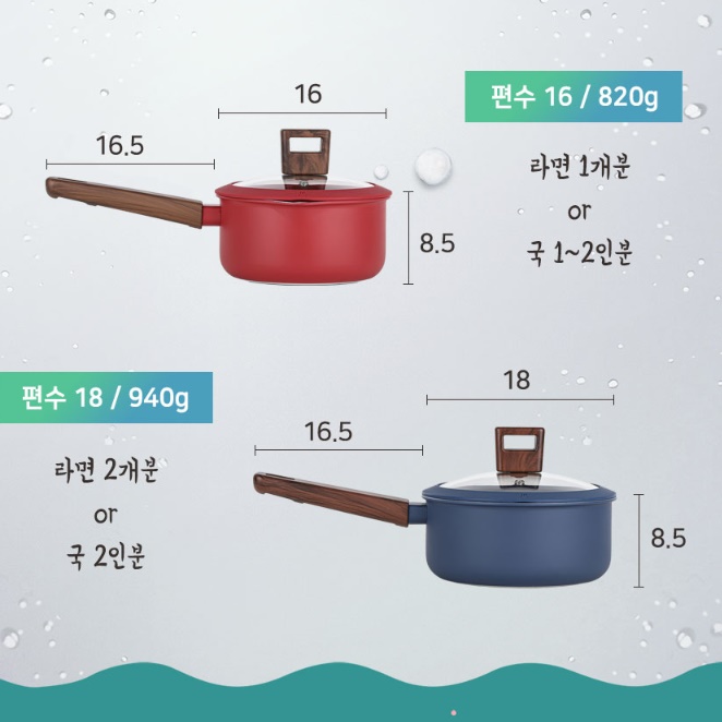 인덕션용 냄비 신혼냄비세트 인덕션 전용 냄비 편수 16 - 상세 이미지 5
