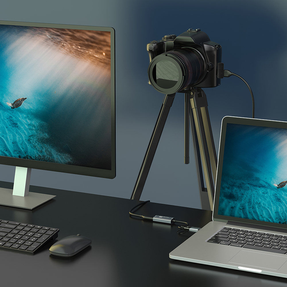 케이블타임 2in1 USB C타입 HDMI 캡쳐보드, CB64G - 상세 이미지 4