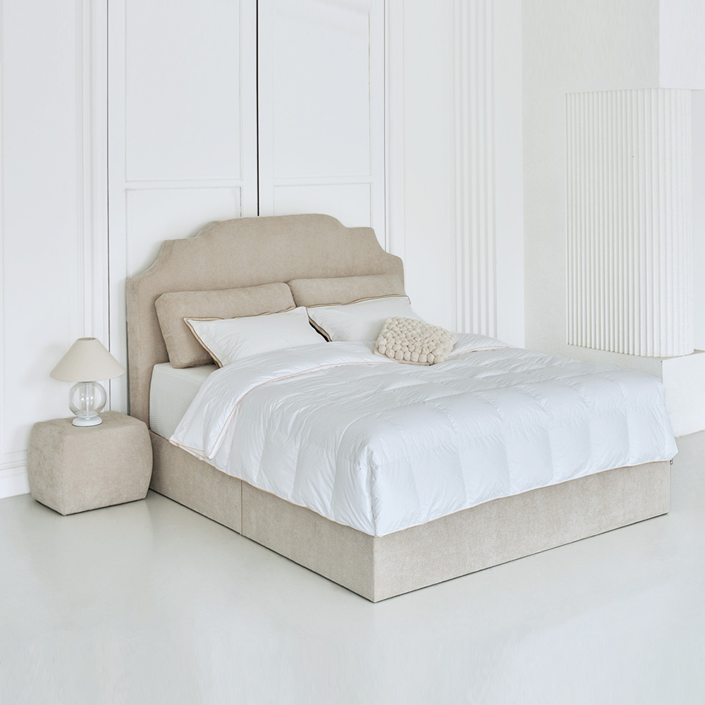 슬립퍼 엘리쉬 평상형 호텔 패브릭 침대 프레임 LK 라지킹 사이즈 침대