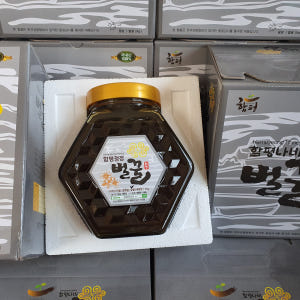 함평청정 벌꿀 자연산 헛개 밤꿀 밤헛개꿀 유리병 2.4kg 맛있게 먹은 솔직 후기 - 상품 이미지 2