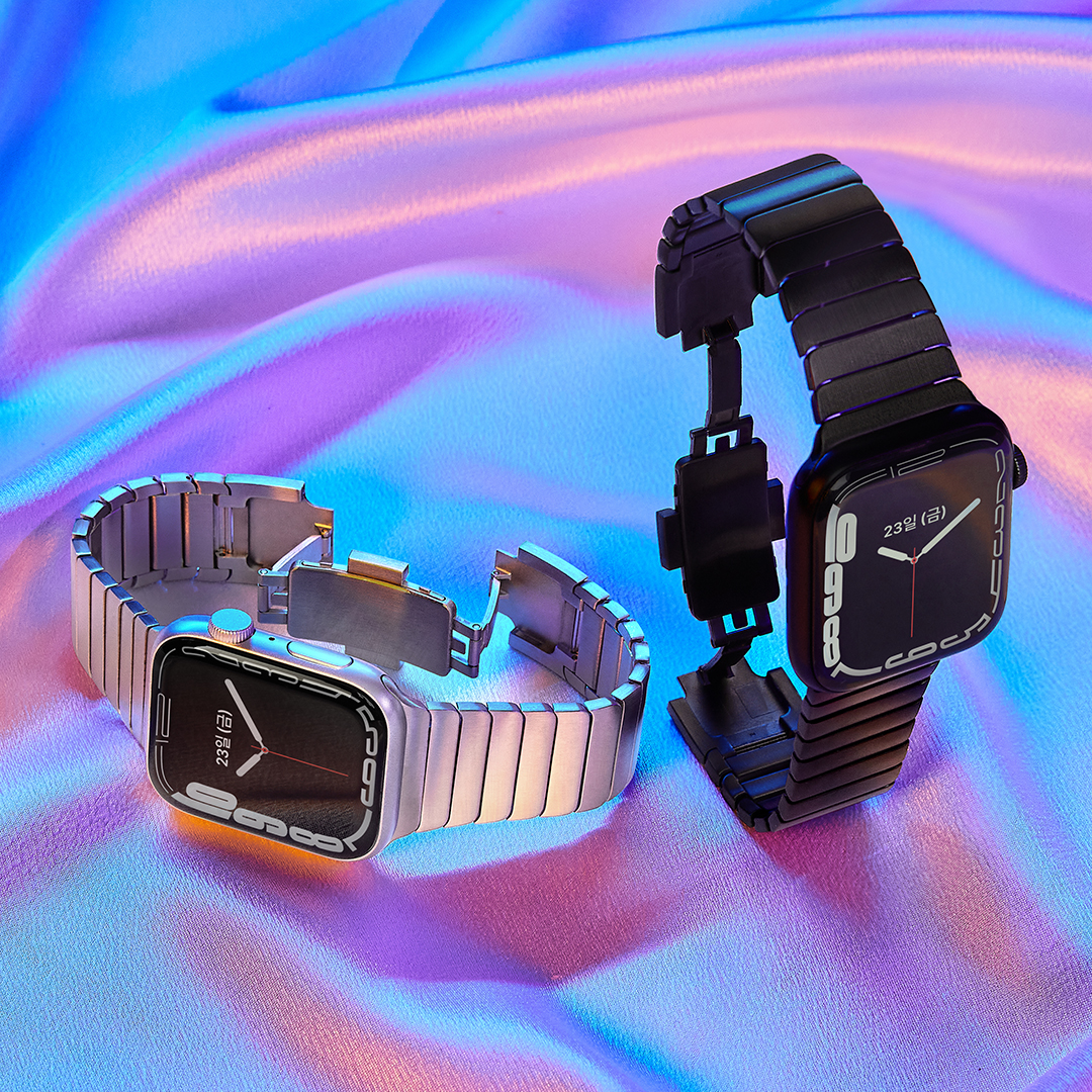 애플워치 메탈 스트랩 링크브레이슬릿 애플워치11 울트라 2 3 스트랩 SE 호환