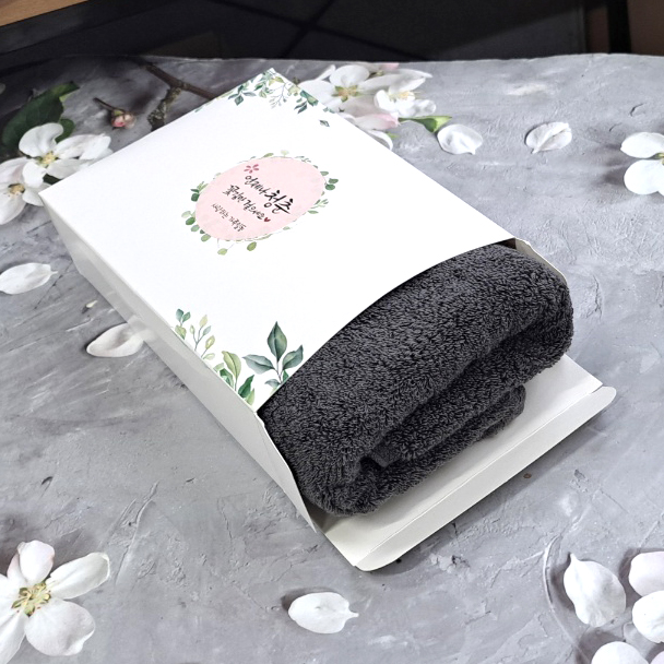 칠순 수건 팔순답례품 수건 고희연수건 답례 타올 코마사 170g