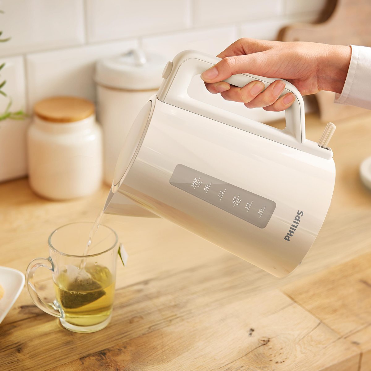 필립스 무선 전기포트 3000 시리즈 화이트 HD9318/00 [1월2일 예약배송]